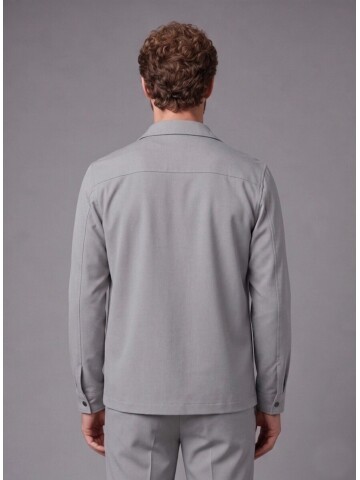 Stone Shirt Collar Sport Suit