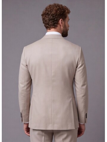 Stone Comfort Fit Double-Breasted Suit