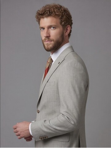 Stone Peak Lapel Comfort Fit Mens Suit