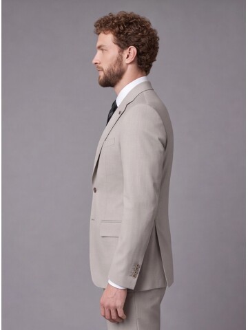 Stone Slim Fit Shawl Collar 2-Button Suit