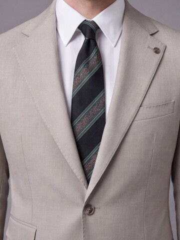 Stone Slim Fit Shawl Collar 2-Button Suit