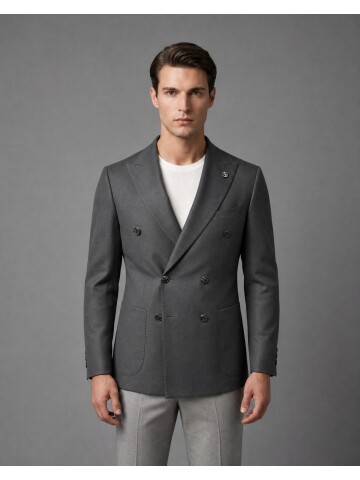 Green Double Breasted Blazer